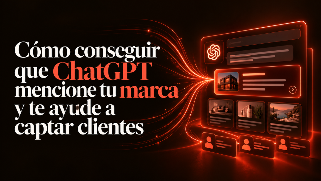 Cómo conseguir que ChatGPT mencione tu marca y te ayude a captar clientes